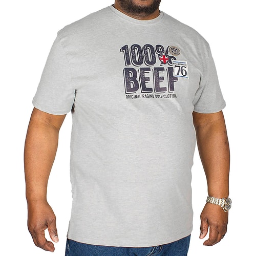 Raging Bull Print T-Shirt Grau