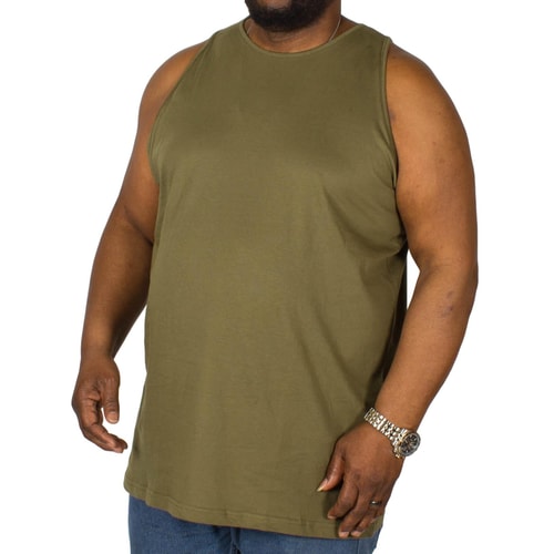 Bigdude Tanktop Olivgrün Tall Fit 