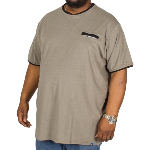 D555 Double Layer T-Shirt Nelly Khaki 