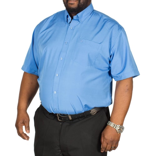 Espionage Kurzarmhemd Blau