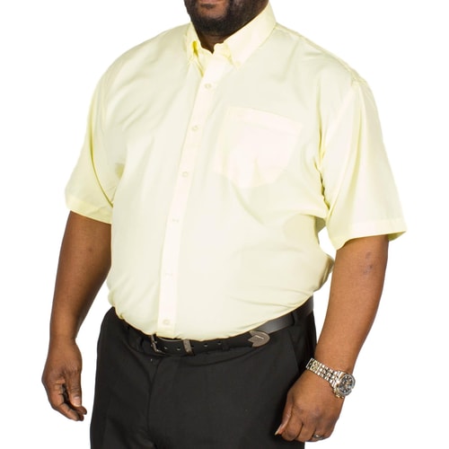 Espionage Kurzarmhemd Zitronengelb 