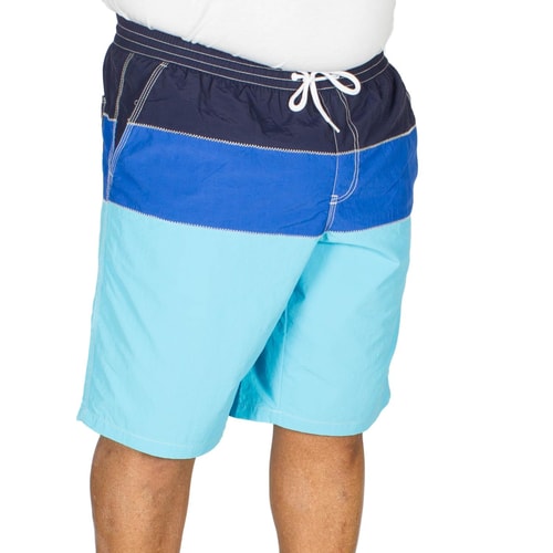 Replika Cut & Sew Badehose Blau/Marineblau