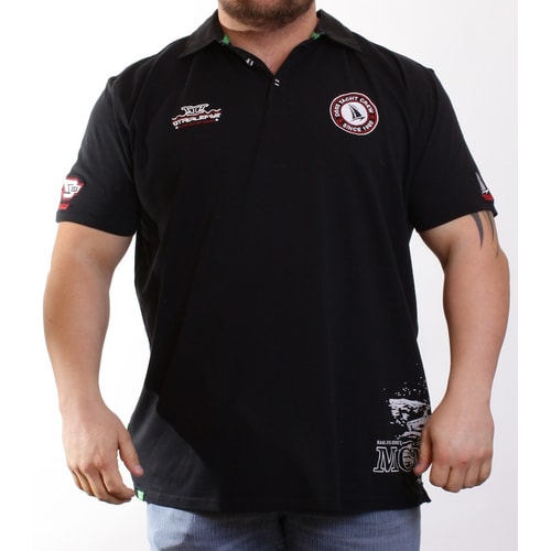 D555 Black Yacht Crew Polo Shirt