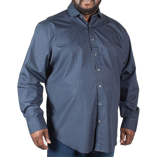 Peter Gribby Floral Print Shirt Navy