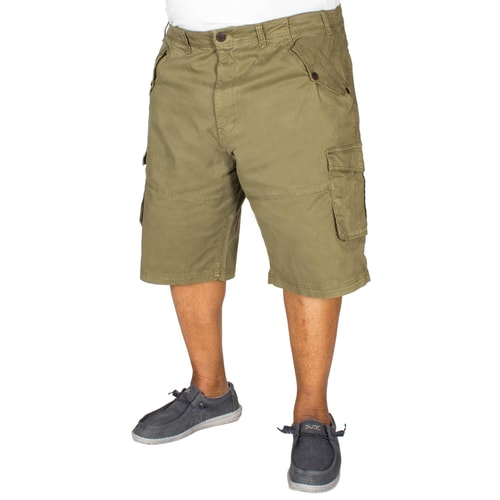 KAM Stretch Cargo Shorts Khaki