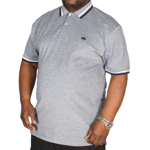 Raging Bull Piqué Poloshirt Marineblau