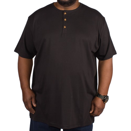 Espionage Grandad Short Sleeve T-Shirt Black