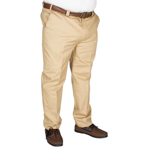 Carabou elastische Chino Hose Beige