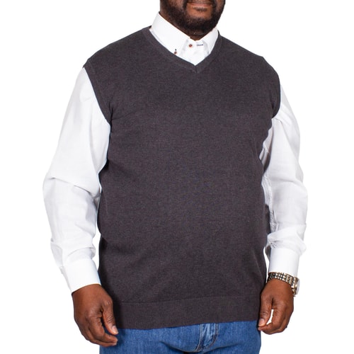 Espionage Pullunder mit V-Ausschnitt Grau