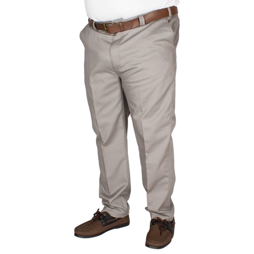 Carabou elastische Chino Hose Grau