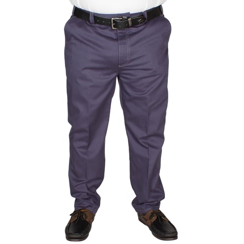 Carabou elastische Chino Hose Blau 