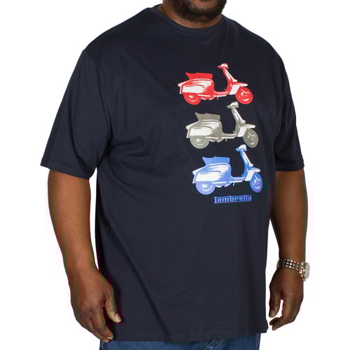 Lambretta Vespa T-Shirt Dunkelblau