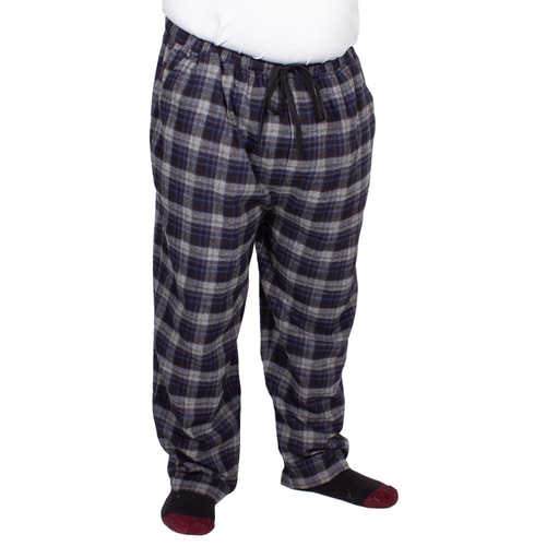 Espionage Lounge Hose mit Karomuster Grau