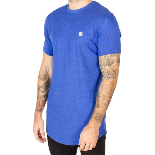 Le Breve  T-Shirt Mykone Blau Tall Fit 