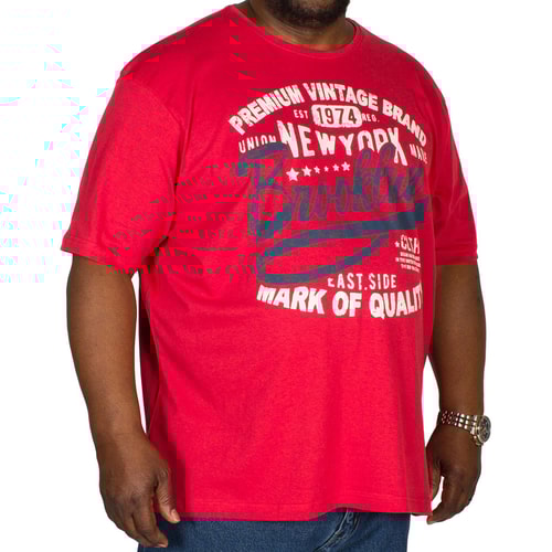 Pierre Roche New York Print T-Shirt Rot