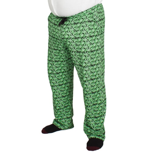 Bigdude Baggy Lounge Hose Cannabis Print 
