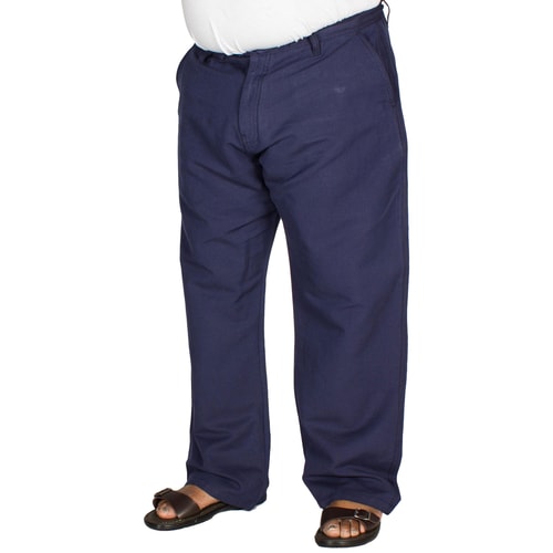 Ed Baxter Leinenhose Blau 