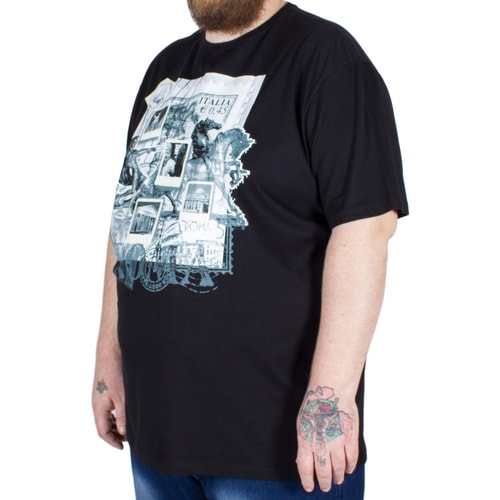 Metaphor T-Shirt Italia Schwarz