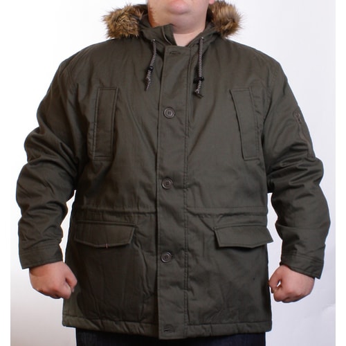 Espionage Olive Green Parka Coat