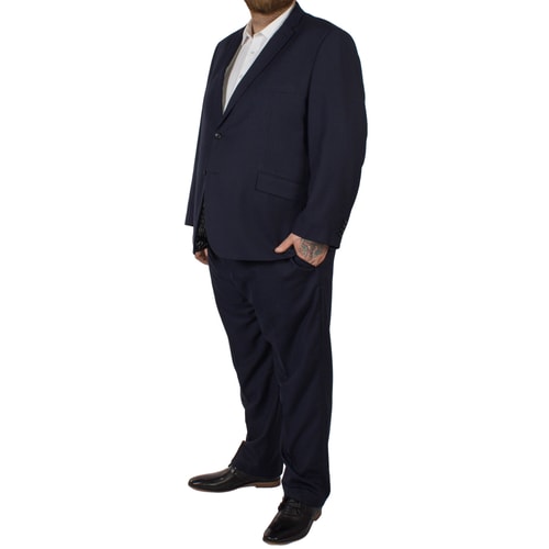 McCarthy karierter Anzug Dante Marineblau