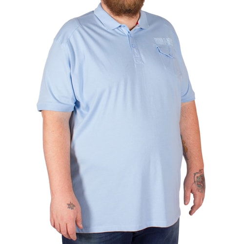 D555 Dallin Poloshirt Hellblau