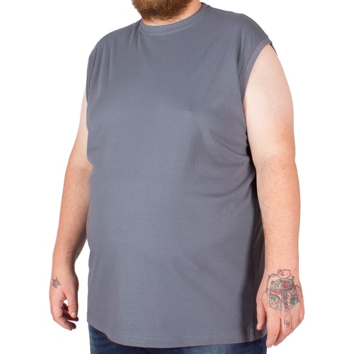 Metaphor Sleeveless T-Shirt Grey