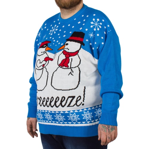 Brooklyn "Freeze" Snowman Christmas Jumper