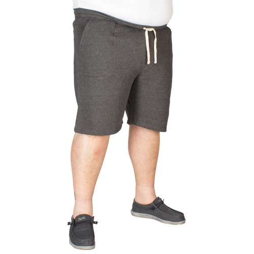 Espionage einfarbige Fleece Shorts Anthrazit 