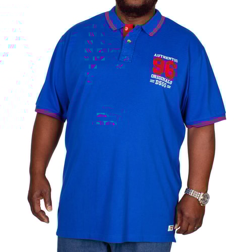 D555 Poloshirt Bartley Blau