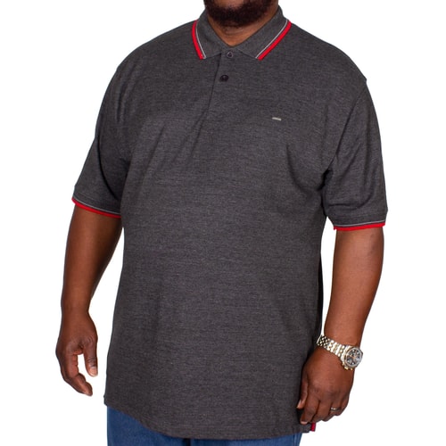 KAM Poloshirt Anthrazit