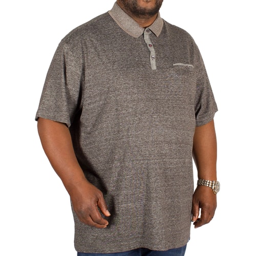 D555 Poloshirt Bradford Grau