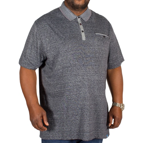 D555 Poloshirt Bradford Blau