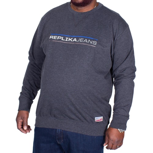 Replika Sweatshirt Grau