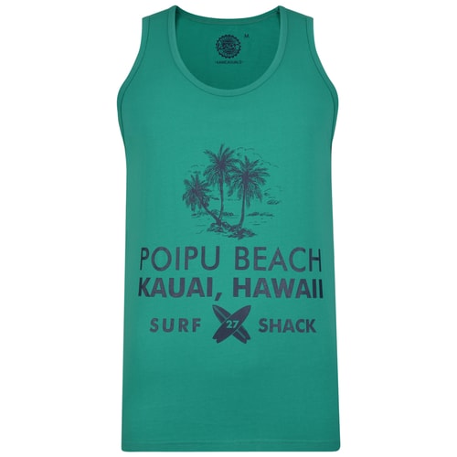 KAM Tanktop mit Hawaii Print 
