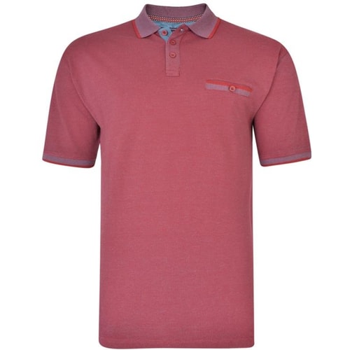 KAM Dobby Poloshirt Rot