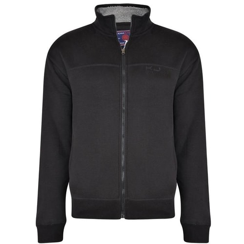 KAM gefütterte Reißverschlussjacke Schwarz