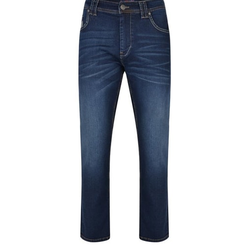 KAM Stretch Jeans Blau