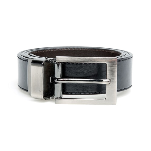 Duke Reversible Square Belt (Brown & black)