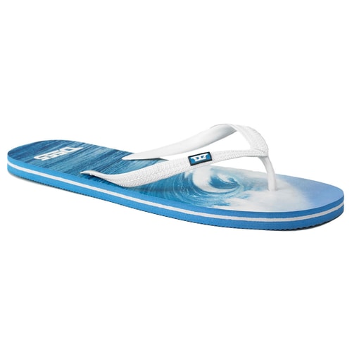 D555 Wellen Flip Flops Blau