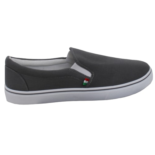 D555 Aldrich Canvas Plimsoll Shoe Grey