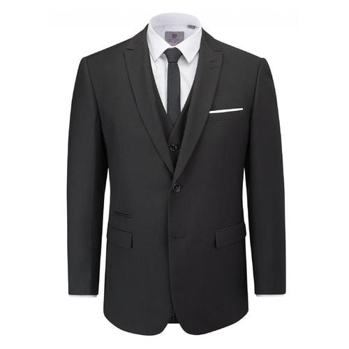 Skopes feine Twill Anzugjacke - Schwarz