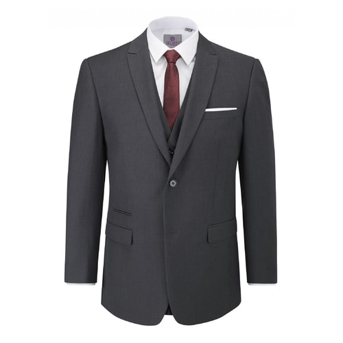 Skopes feine Twill Anzugjacke - Anthrazit