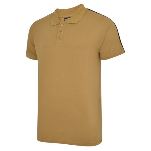 Bigdude Streifen Poloshirt Khaki