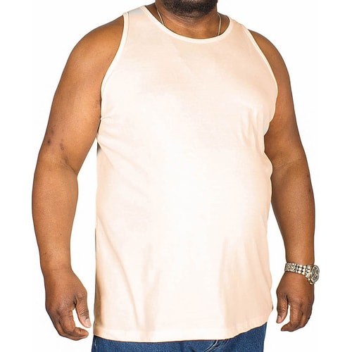Bigdude einfarbiges Tanktop Hellrosa 