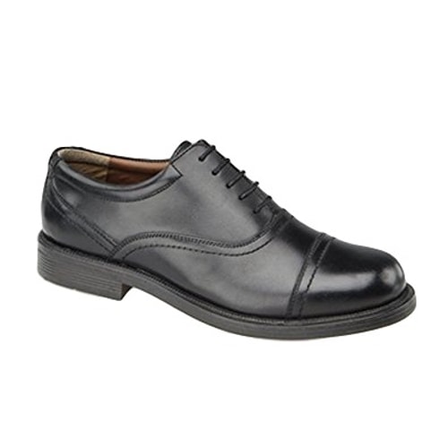 Scimitar Oxford Lederschuh schwarz