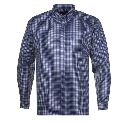 Espionage Hemd Karomuster Lila/Grün