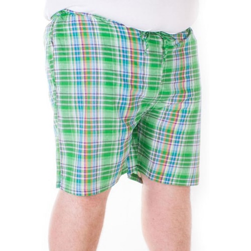 Fitzgerald Loungewear karierte Shorts Grün
