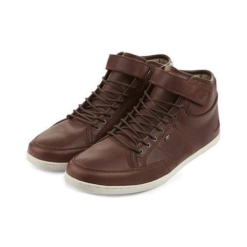 Boxfresh Hi Rise Leather Trainers Brown
