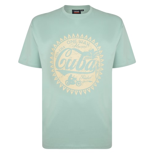 Espionage Cuba Print T-Shirt Grün
