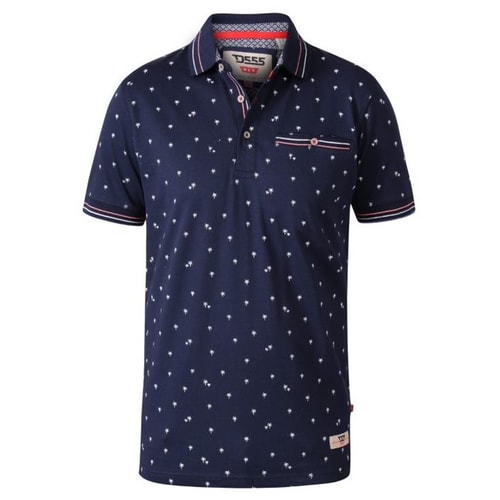 D555 Thames Poloshirt Marineblau